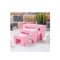 3 Lü Sehpa Mumluk Pembe