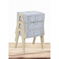 Ahşap Ayak 3 Lü Gofret Sehpa Antik  146