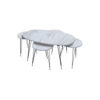 Sunta Demir Yuvarlak 5 Li Set Antik