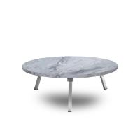 Yer Sofrası 60 Cm Yuvarlak Gri Mermer Renk