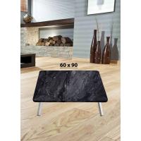 Yer Sofrası 60*90  Cm Dikdörtgen Siyah Mermer Renk