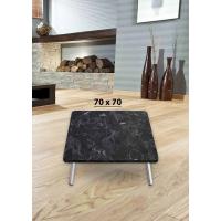 Yer Sofrası 70*70 Cm Kare Kahve Mermer Renk
