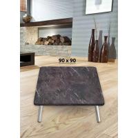 Yer Sofrası 90*90 Cm Kare Kahve Mermer Renk