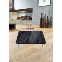 Yer Sofrası 50*80  Cm Dikdörtgen Siyah Mermer Renk