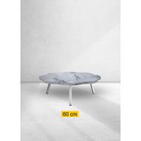 Yer Sofrası 60 Cm Papatya Gri Mermer Renk
