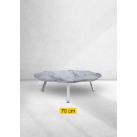 Yer Sofrası 70 Cm Papatya Gri Mermer Renk