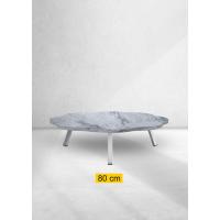 Yer Sofrası 80 Cm Papatya Gri Mermer Renk