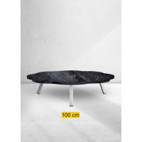 Yer Sofrası 100 Cm Papatya Siyah Mermer Renk
