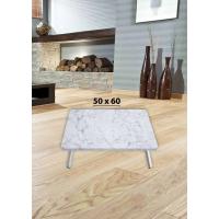 Yer Sofrası  50*60 Cm Dikdörtgen Beyaz Mermer Renk