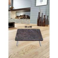 Yer Sofrası 50*80  Cm Dikdörtgen Kahve Mermer Renk