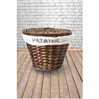 Patates Soğan Sepeti Hasır  Kahve