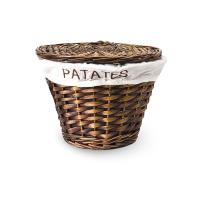 Patates Soğan Sepeti Hasır  Kahve