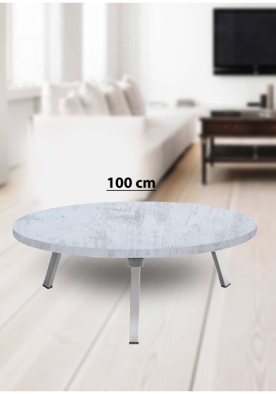 Yer Sofrası 100 Cm Yuvarlak Antik Renk