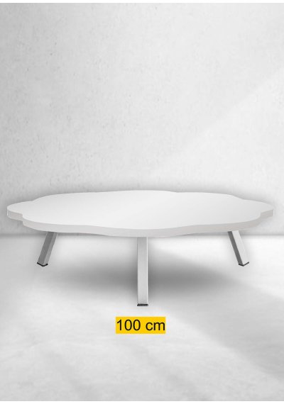 Yer Sofrası 100 Cm Papatya Beyaz Mermer Renk