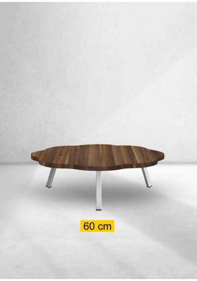 Yer Sofrası 60 Cm Papatya Ceviz Renk