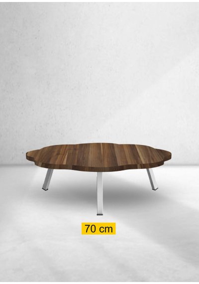 Yer Sofrası 70 Cm Papatya Ceviz Renk