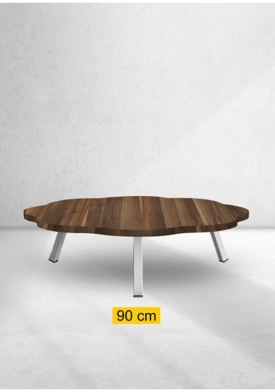 Yer Sofrası 90 Cm Papatya Ceviz Renk