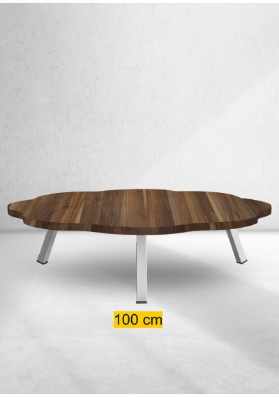 Yer Sofrası 100 Cm Papatya Ceviz Renk