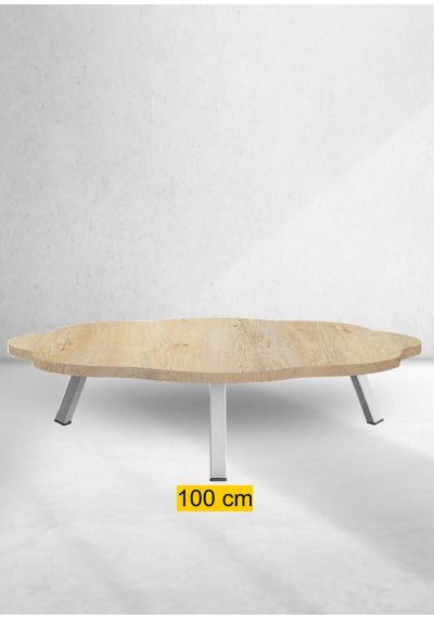 Yer Sofrası 100 Cm Papatya Meşe Renk