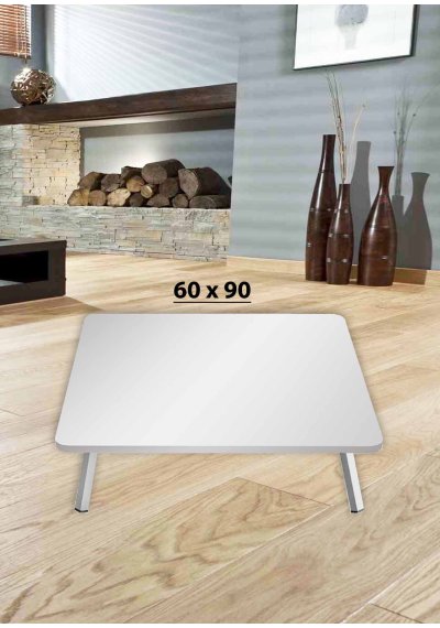 Yer Sofrası 60*90 Cm Dikdörtgen Beyaz Renk